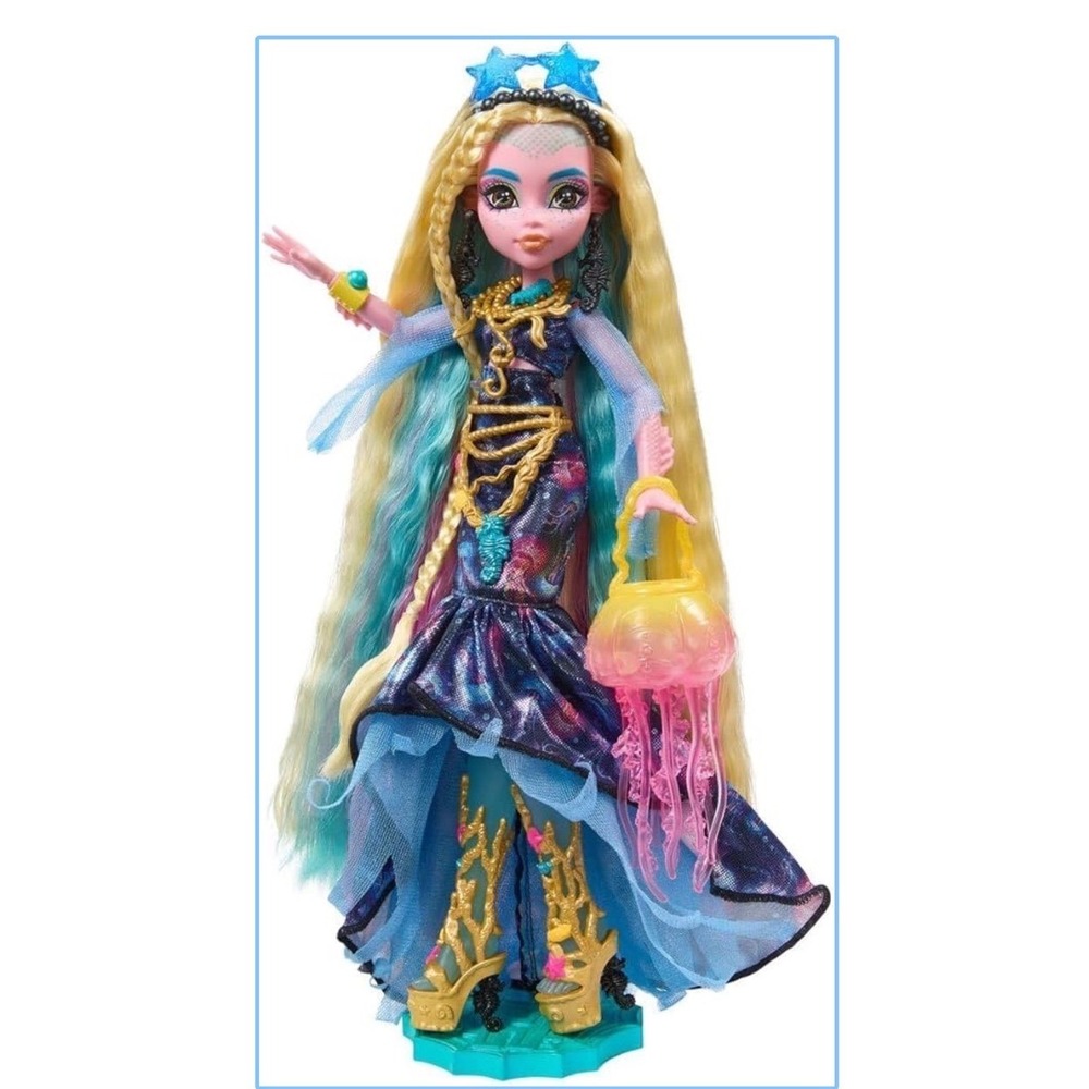 Monster High Fan-Sea Lagoona Blue Doll Entertainment Earth Exclusive Limited NIB